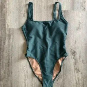Resort Wear! J. Crew Ribbed Squareneck Swimsuit